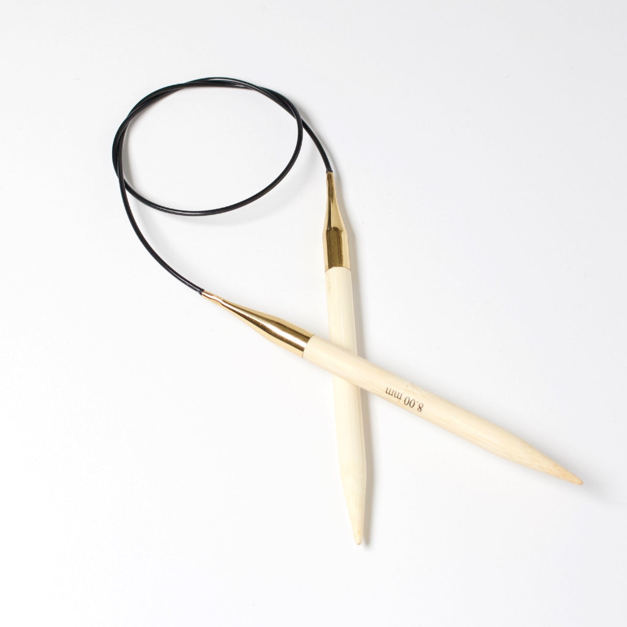 Hjertegarn // STYLE BAMBOO // Rundpind 60 cm i bambus str. 8 mm