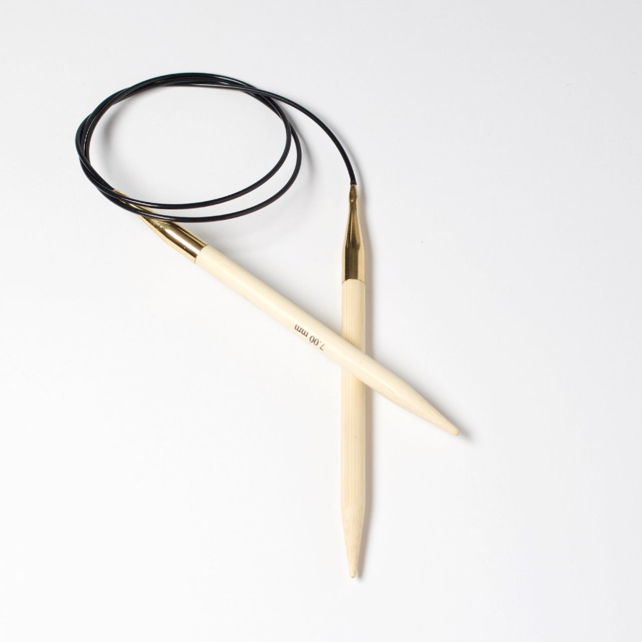 Hjertegarn // STYLE BAMBOO // Rundpind 80 cm i bambus str. 7 mm