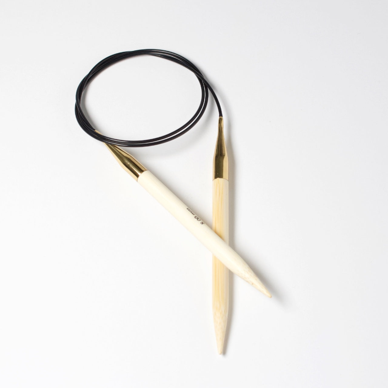 Hjertegarn // STYLE BAMBOO // Rundpind 80 cm i bambus str. 8 mm