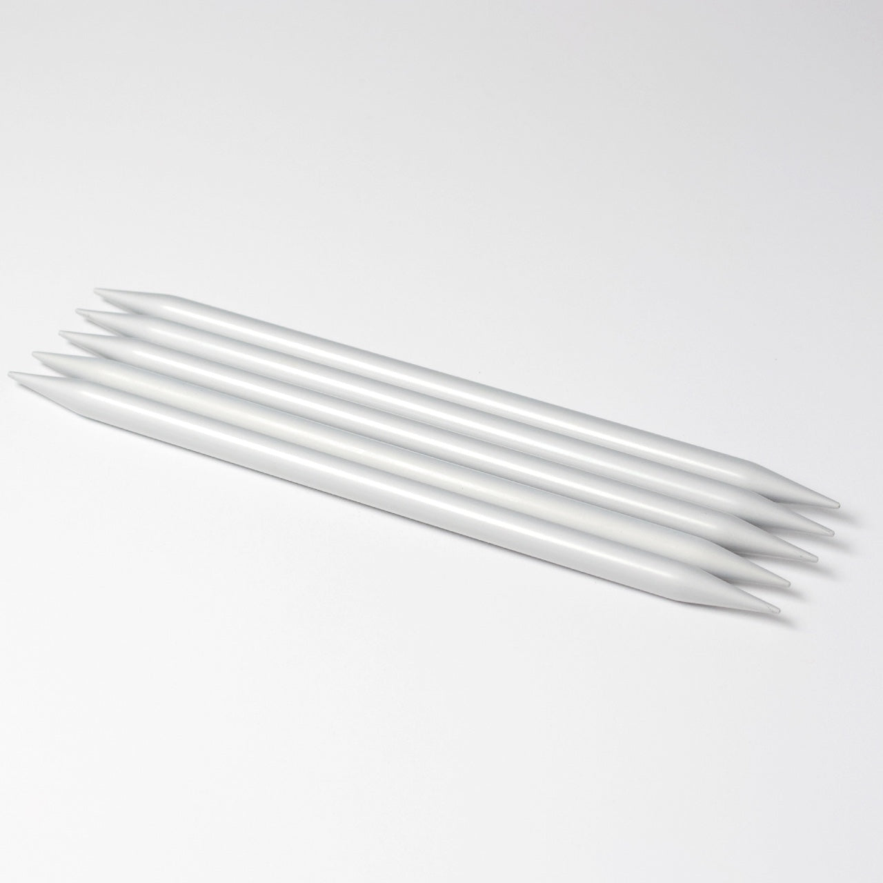 Hjertegarn // Hjerte Alu // Strømpepinde 20 cm i aluminium str. 9 mm