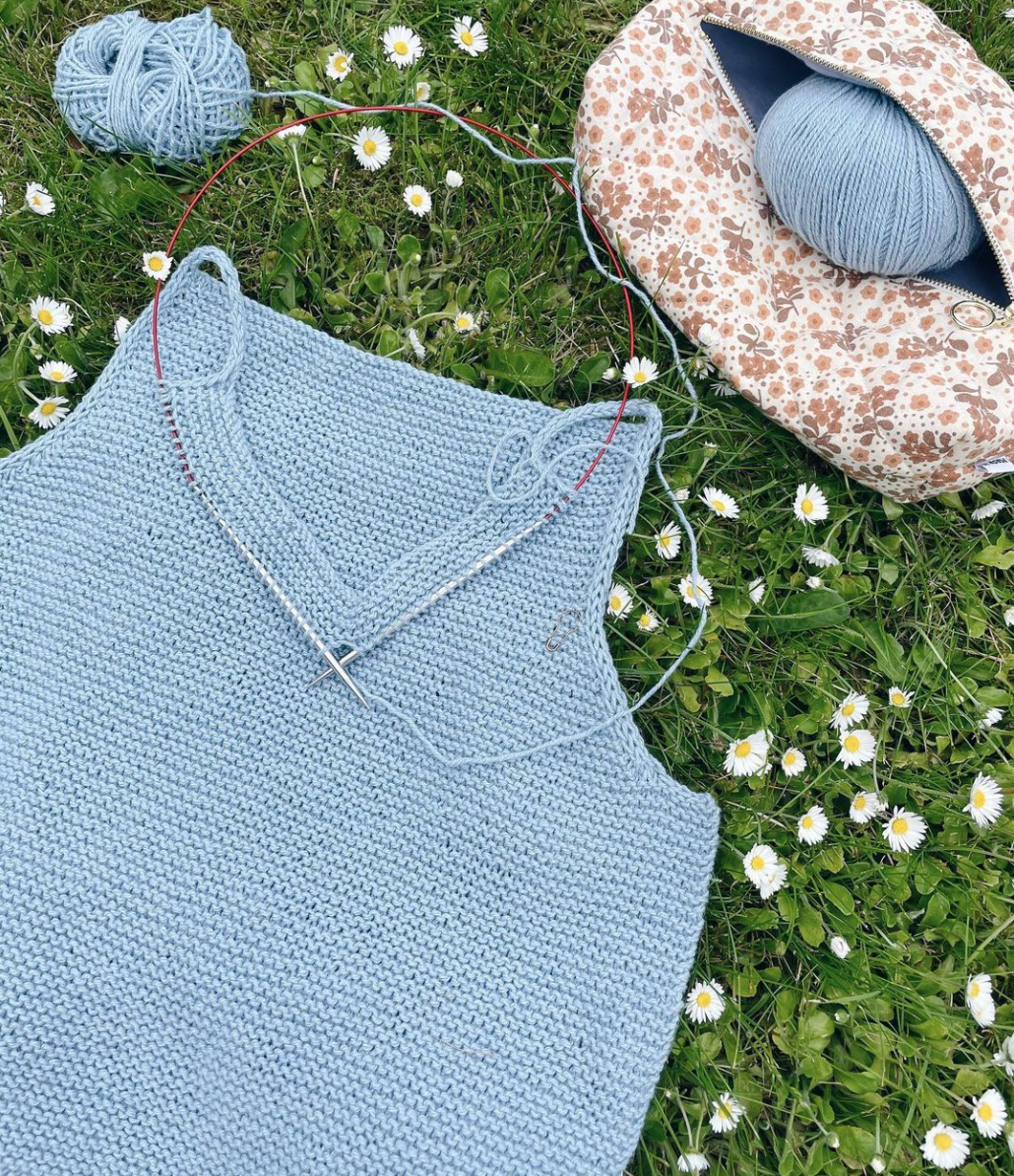 Spektakelstrik // Nellie Top // Strikkeopskrift