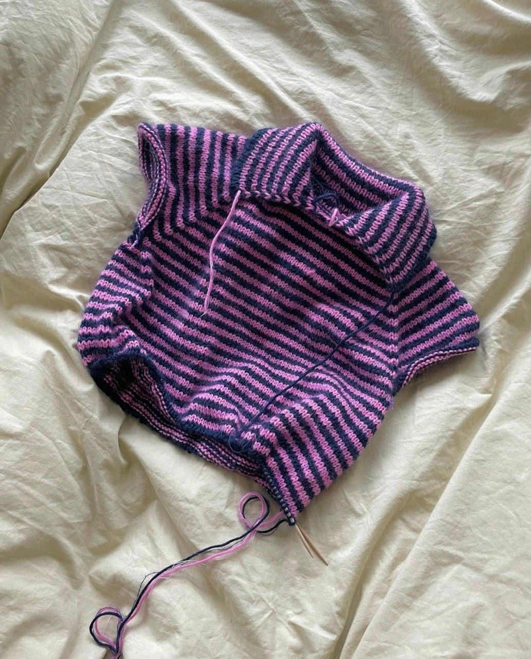 Spektakelstrik // Stripe Overload Polo // Strikkeopskrift