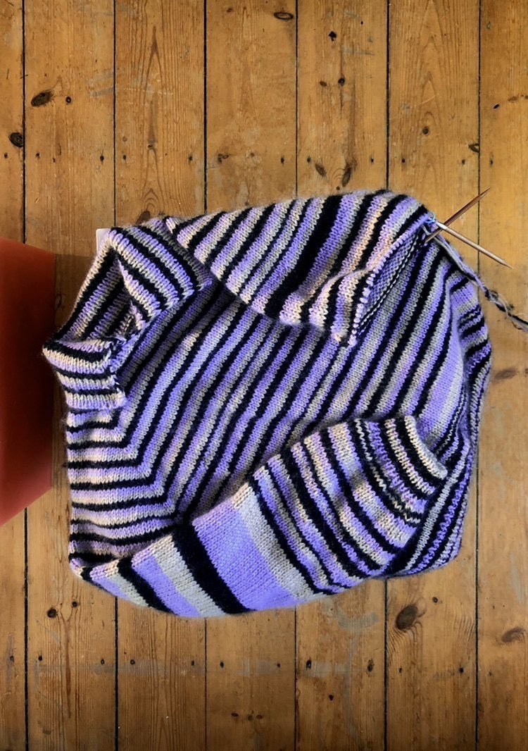 Spektakelstrik // Stripe Overload Polo // Strikkeopskrift
