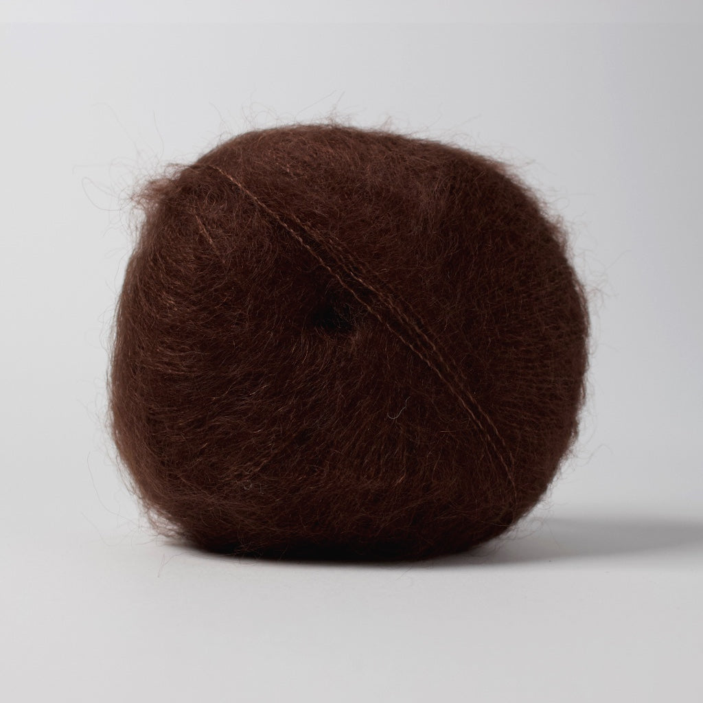 Hjertegarn // Silk Kid Mohair // Brun (1116)