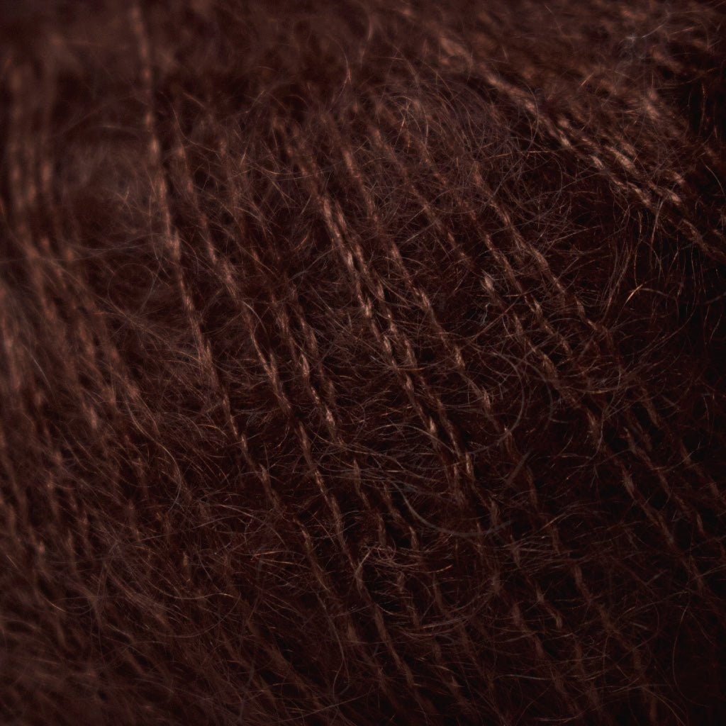Hjertegarn // Silk Kid Mohair // Brun (1116)