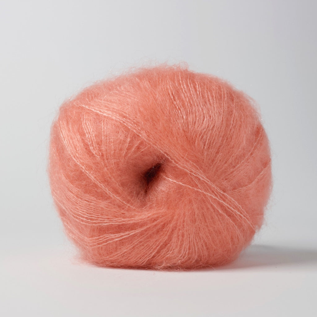 Hjertegarn // Silk Kid Mohair // Fersken (1158)