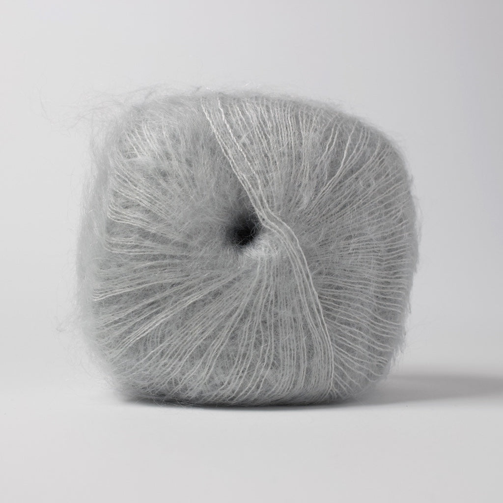 Hjertegarn // Silk Kid Mohair // Grå