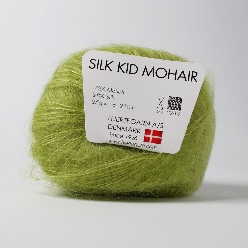 Hjertegarn Kid Mohair // Grøn – STRIK