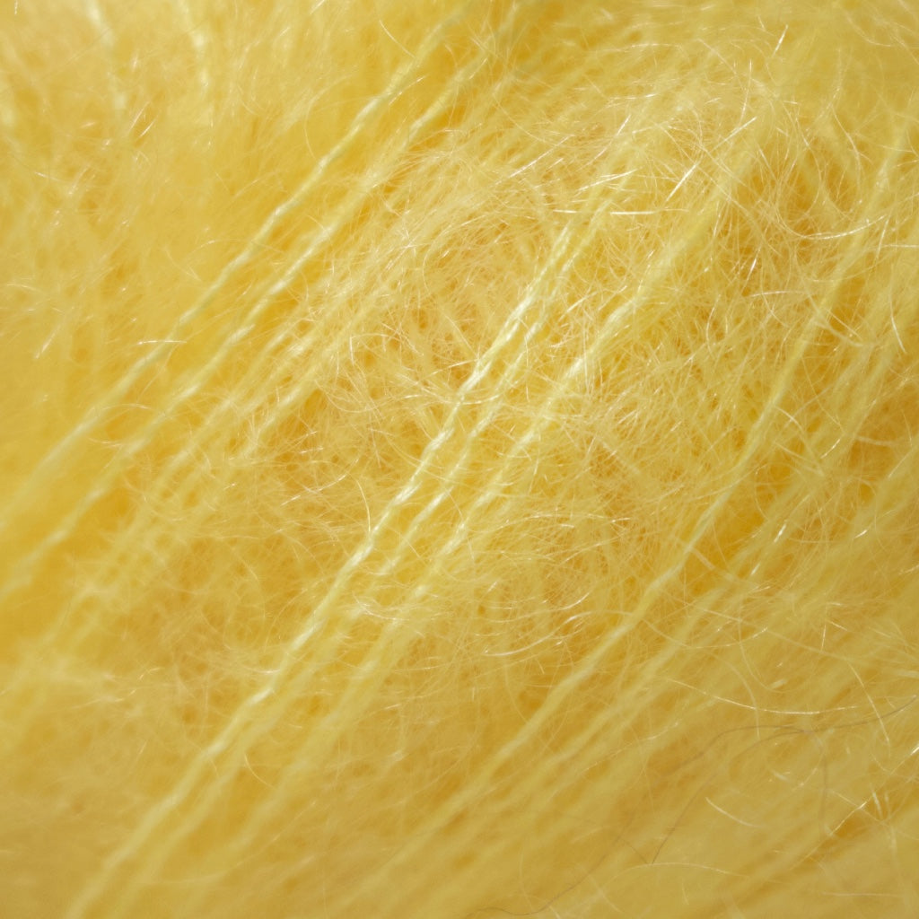 Hjertegarn // Silk Kid Mohair // Gul (1022)