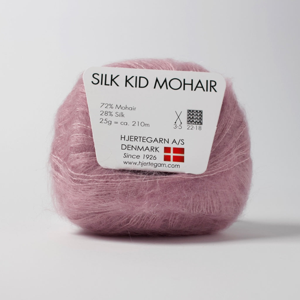 Hjertegarn // Silk Kid Mohair // Lavendel (2205)