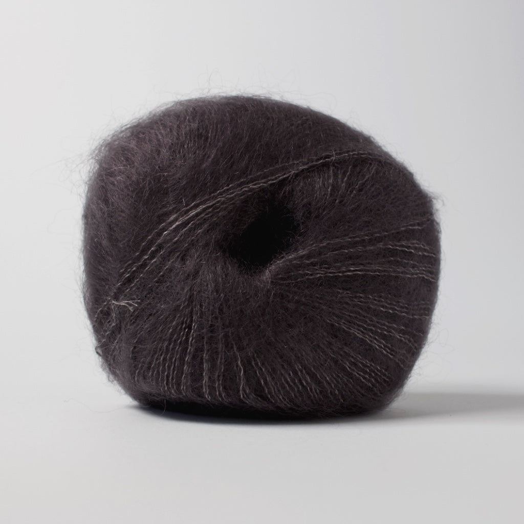 Hjertegarn // Silk Kid Mohair // Mørkegrå (1175)
