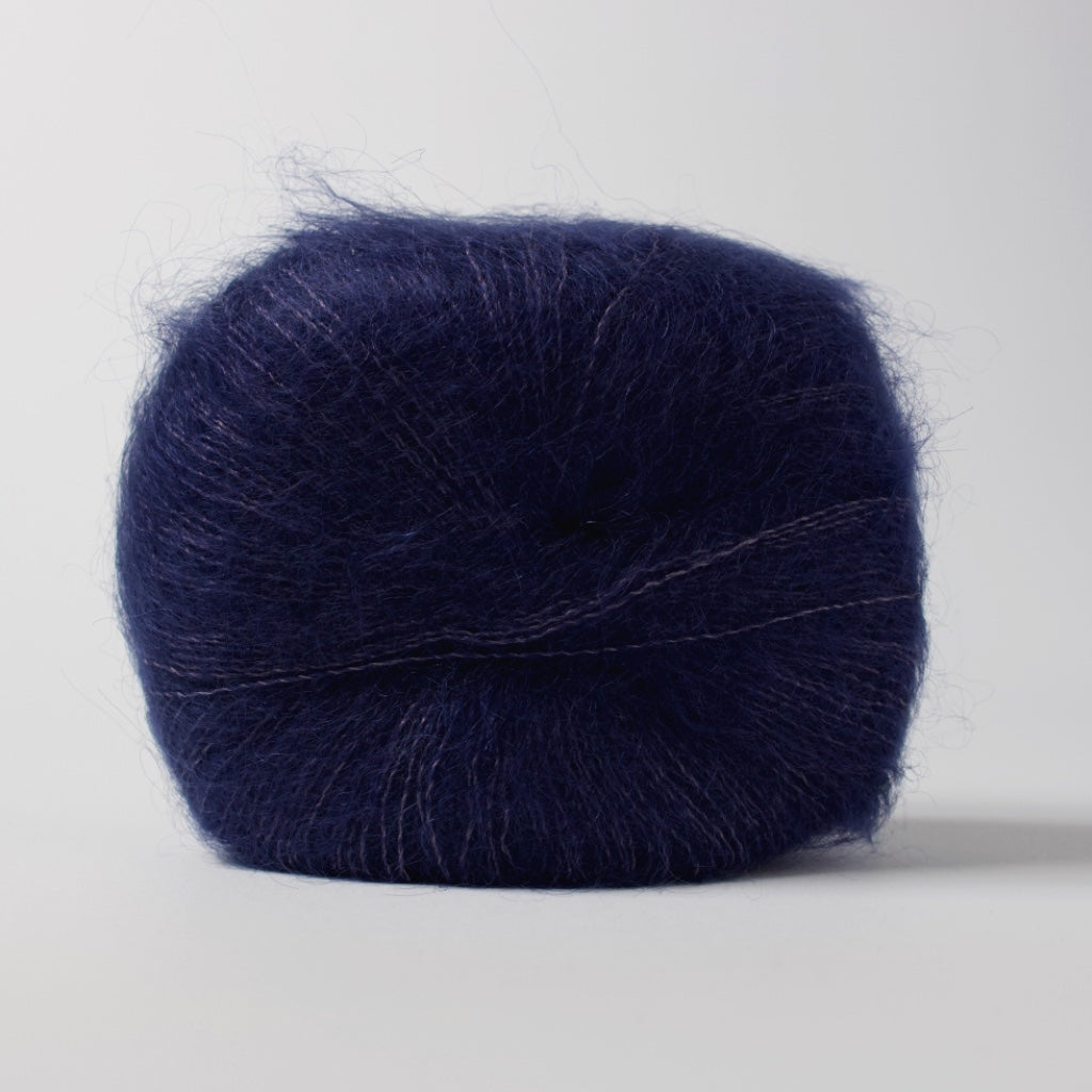 Hjertegarn // Silk Kid Mohair // Navyblå
