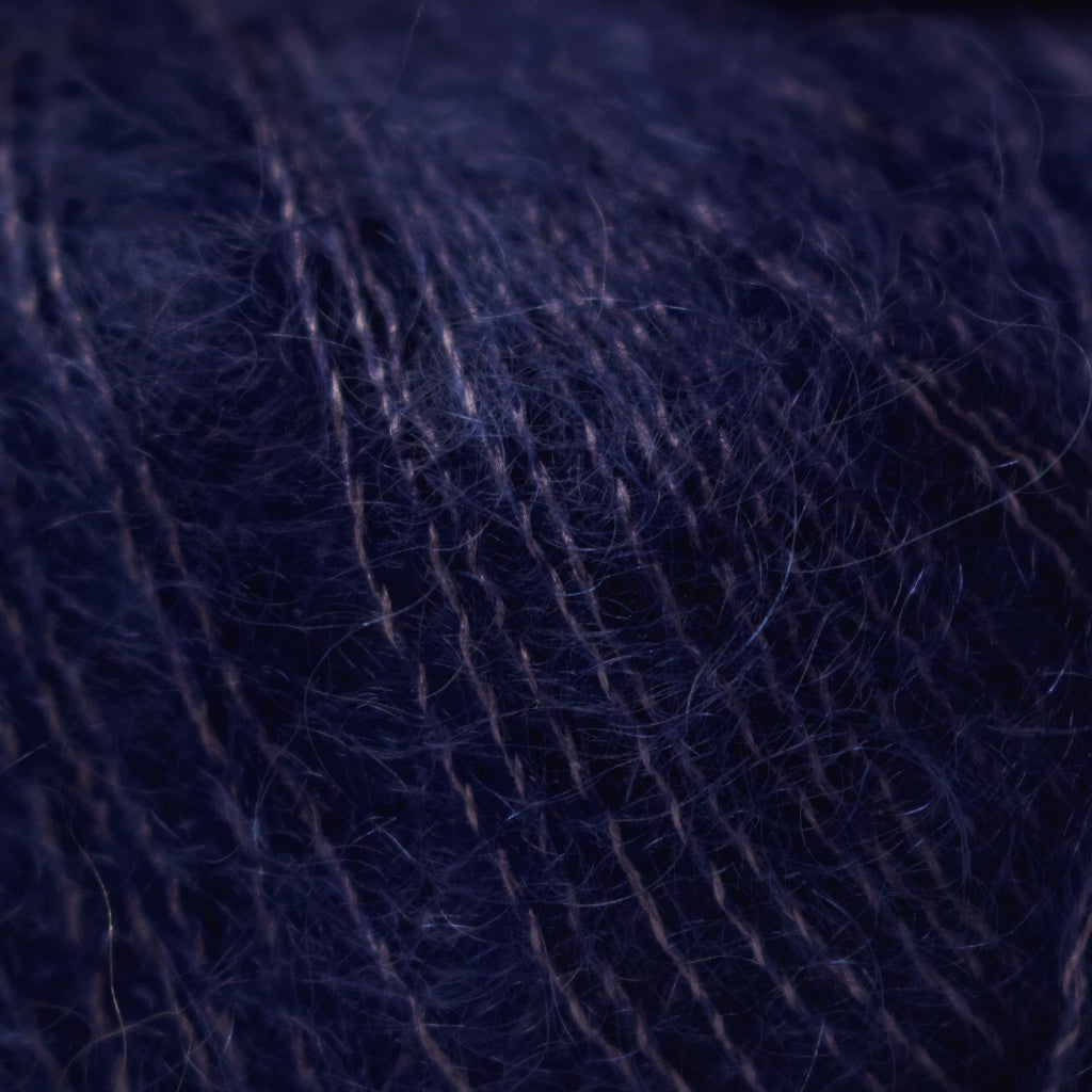 Hjertegarn // Silk Kid Mohair // Navyblå