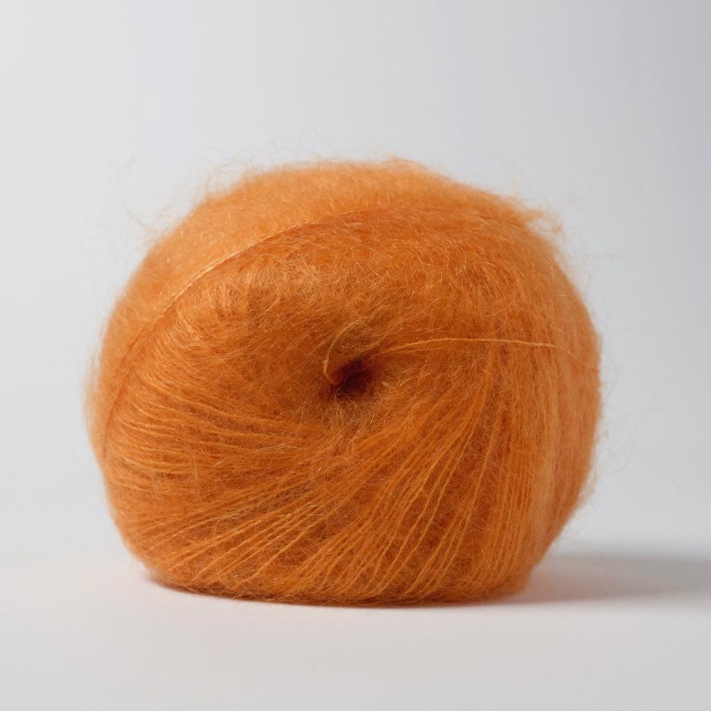 Hjertegarn // Silk Kid Mohair // Orange (1118)