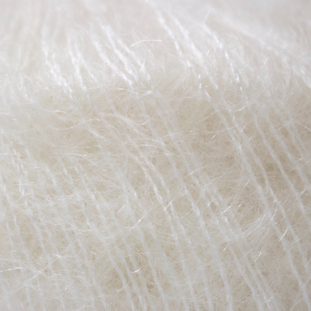 Hjertegarn // Silk Kid Mohair // Råhvid (1003)