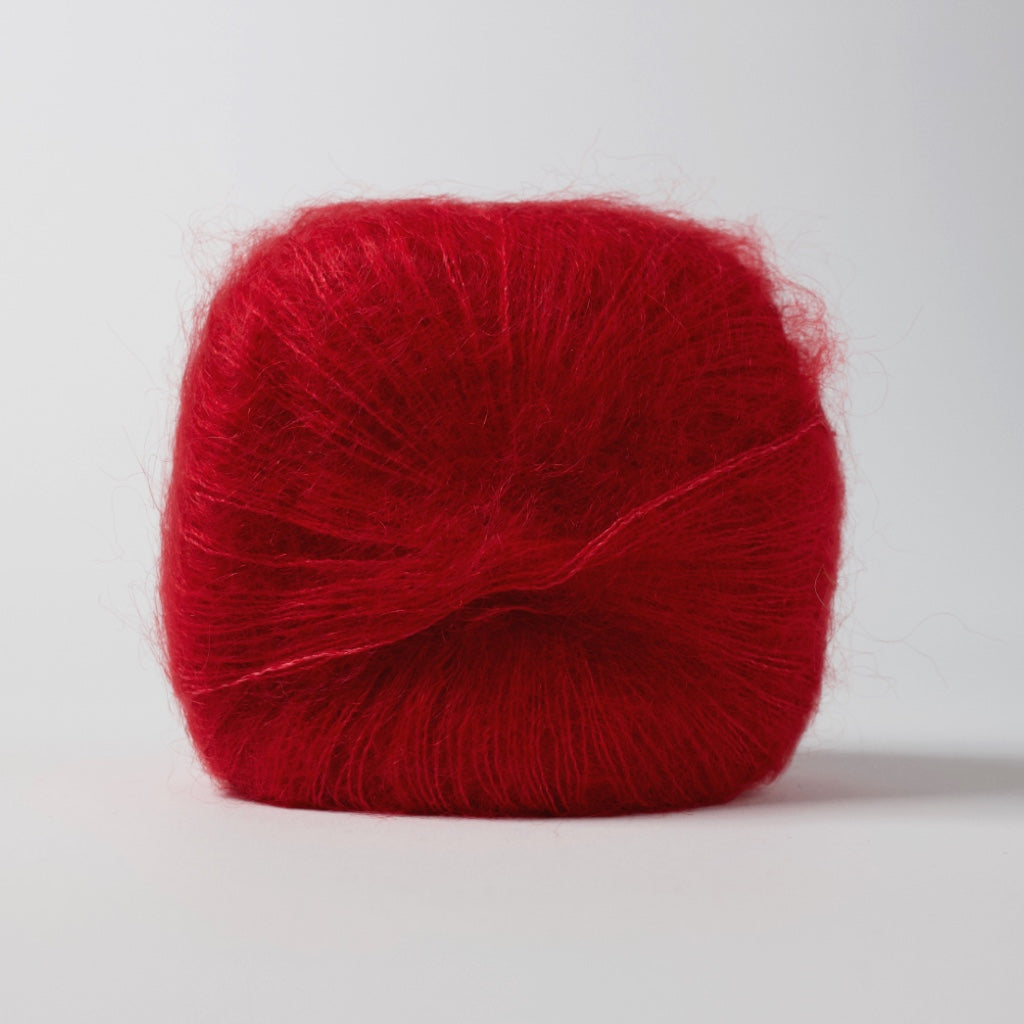 Hjertegarn // Silk Kid Mohair // Rød (1045)