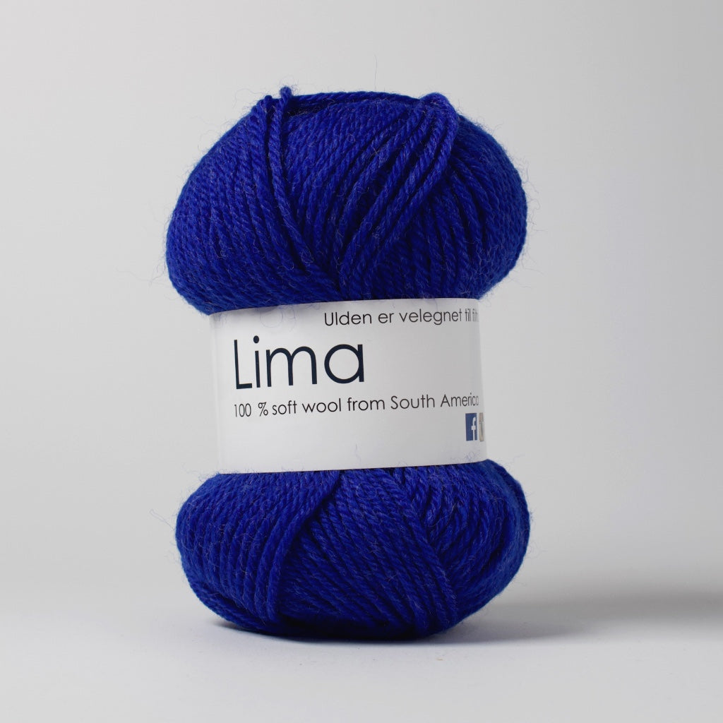 Hjertegarn // Lima // Blå (1925)