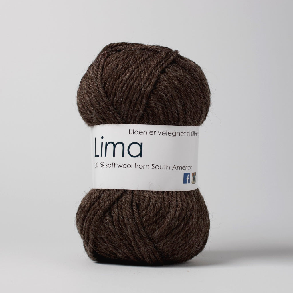 Hjertegarn // Lima // Brun (215)