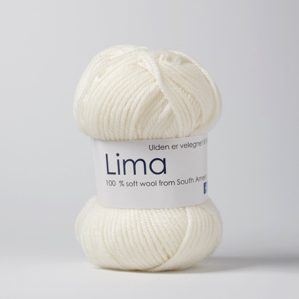 Hjertegarn // Lima // Hvid (100)