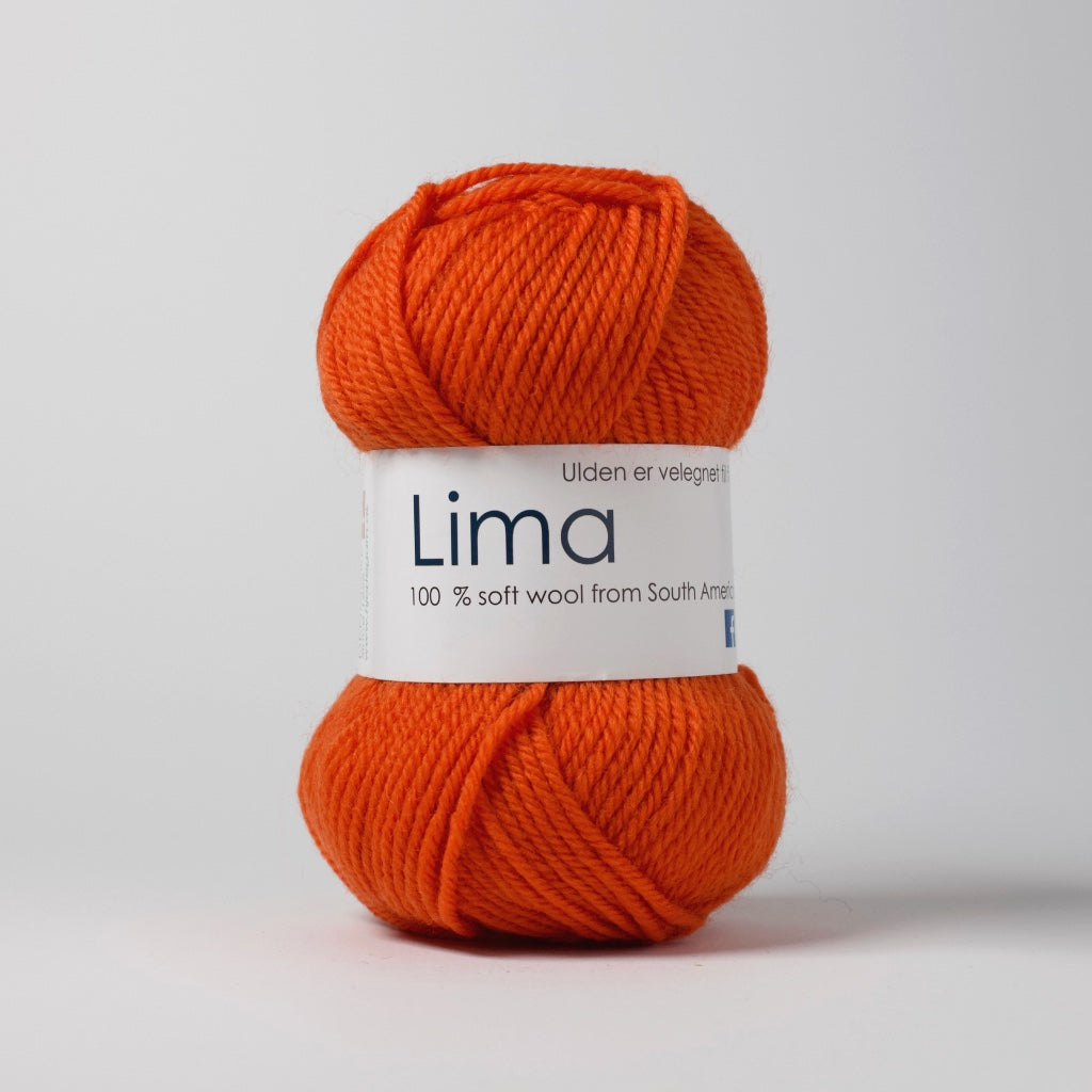 Hjertegarn // Lima // Orange (9110)