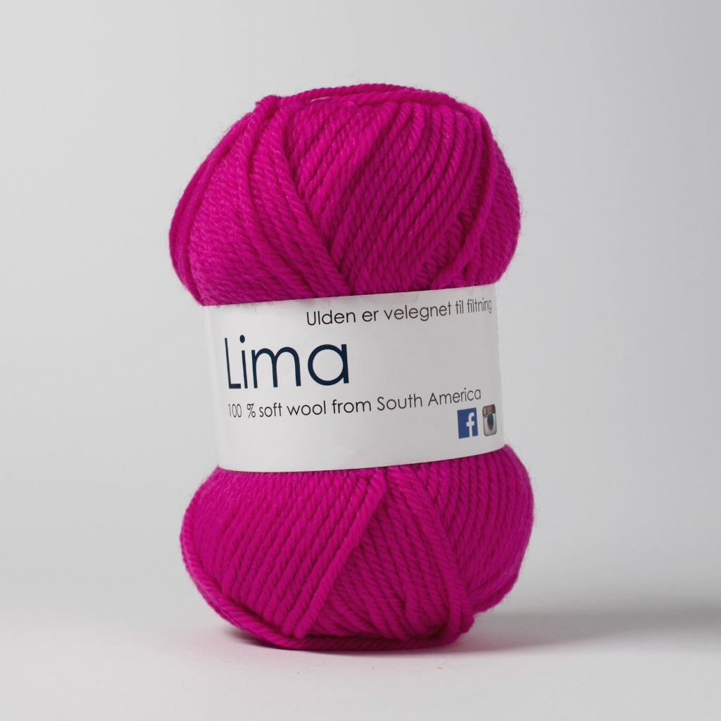 Hjertegarn // Lima // Pink (9130)