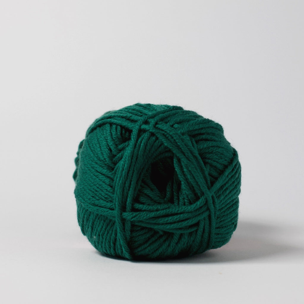 Hjertegarn // Merino Cotton // Mørkegrøn (1420)
