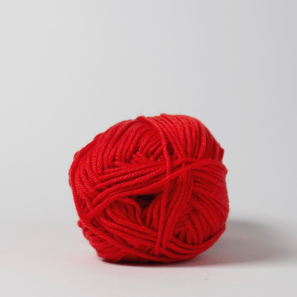 Hjertegarn // Merino Cotton // Rød (1555)