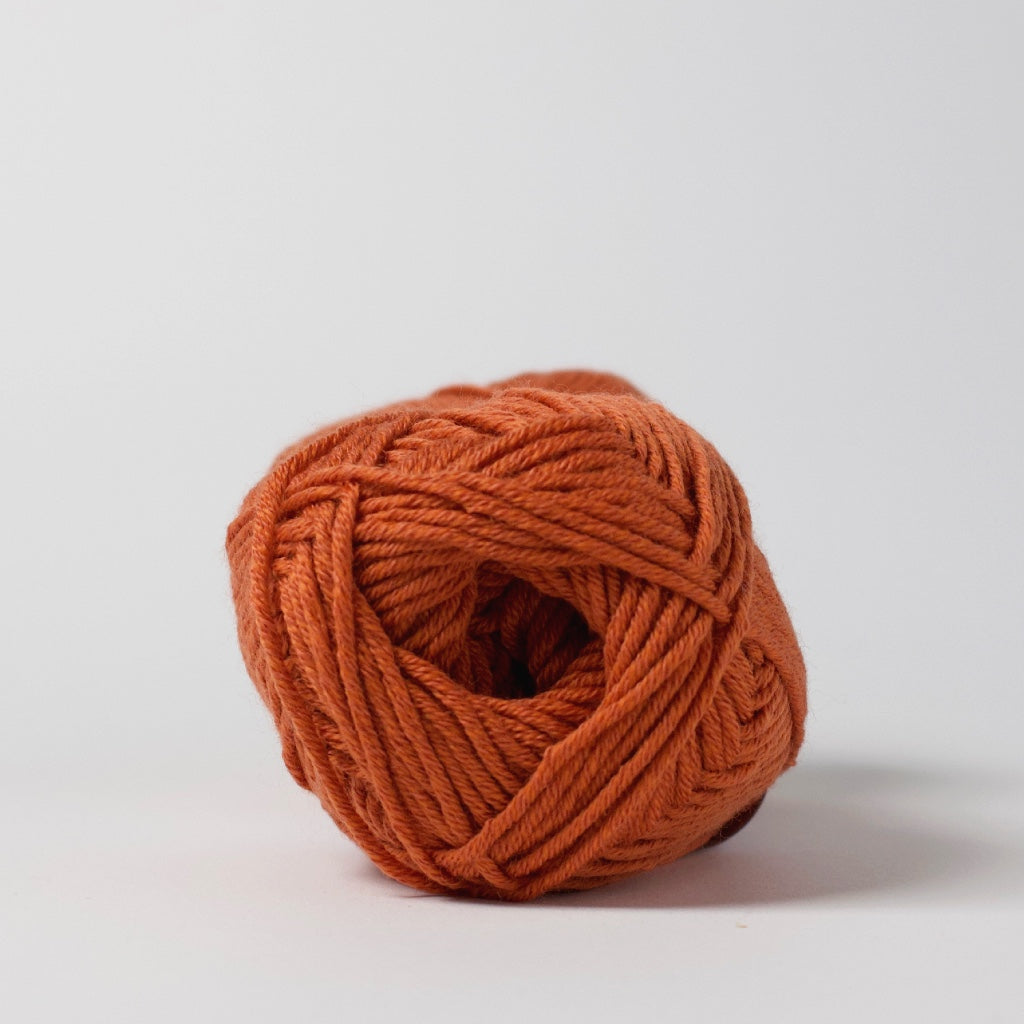 Hjertegarn // Merino Cotton // Rustrød (1343)