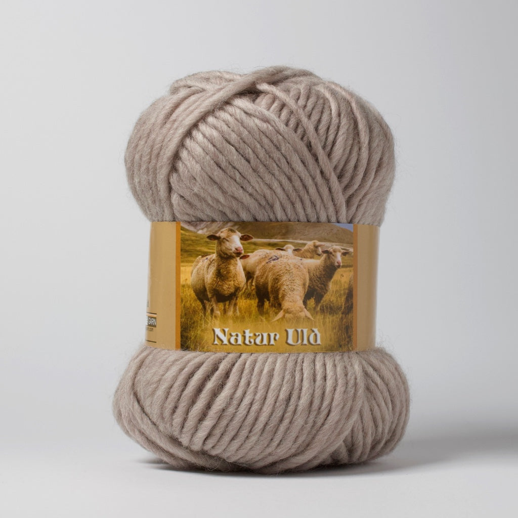 Hjertegarn // Natur Uld // Beige (910)