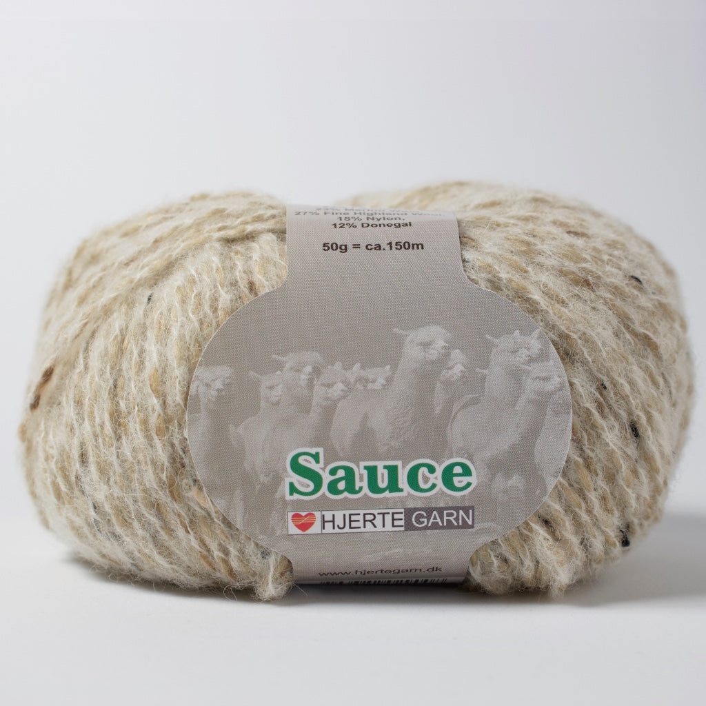 Hjertegarn // Sauce // Hvid (2614)