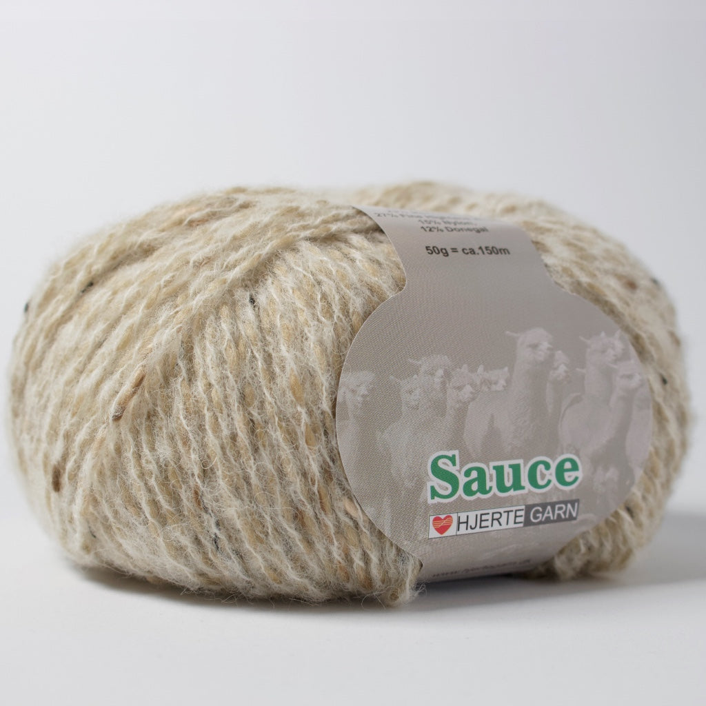 Hjertegarn // Sauce // Hvid (2614)
