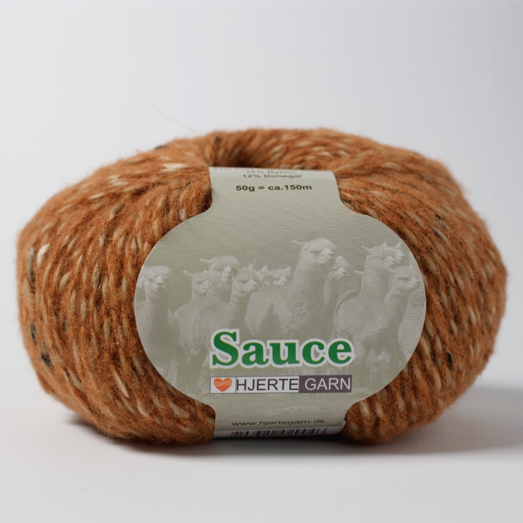 Hjertegarn // Sauce // Orange (2621)