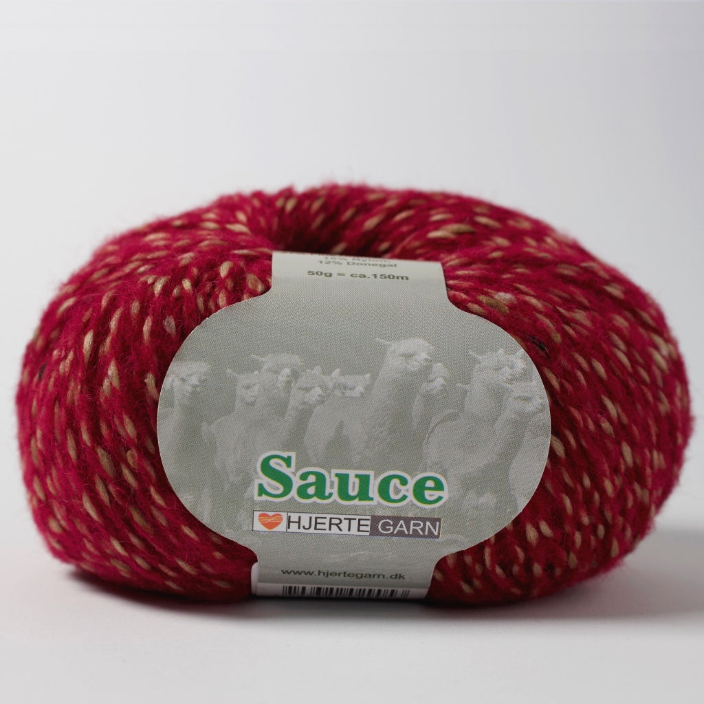 Hjertegarn // Sauce // Rød (2622)