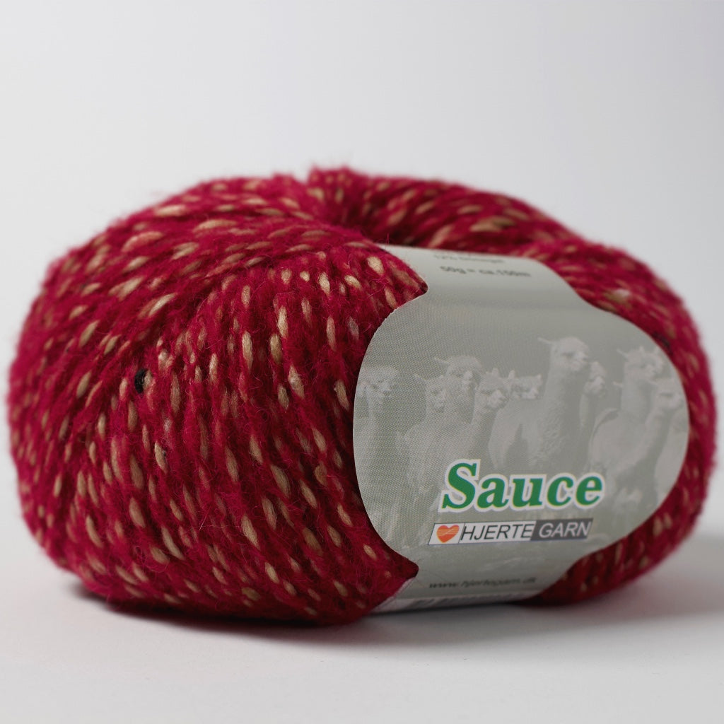 Hjertegarn // Sauce // Rød (2622)