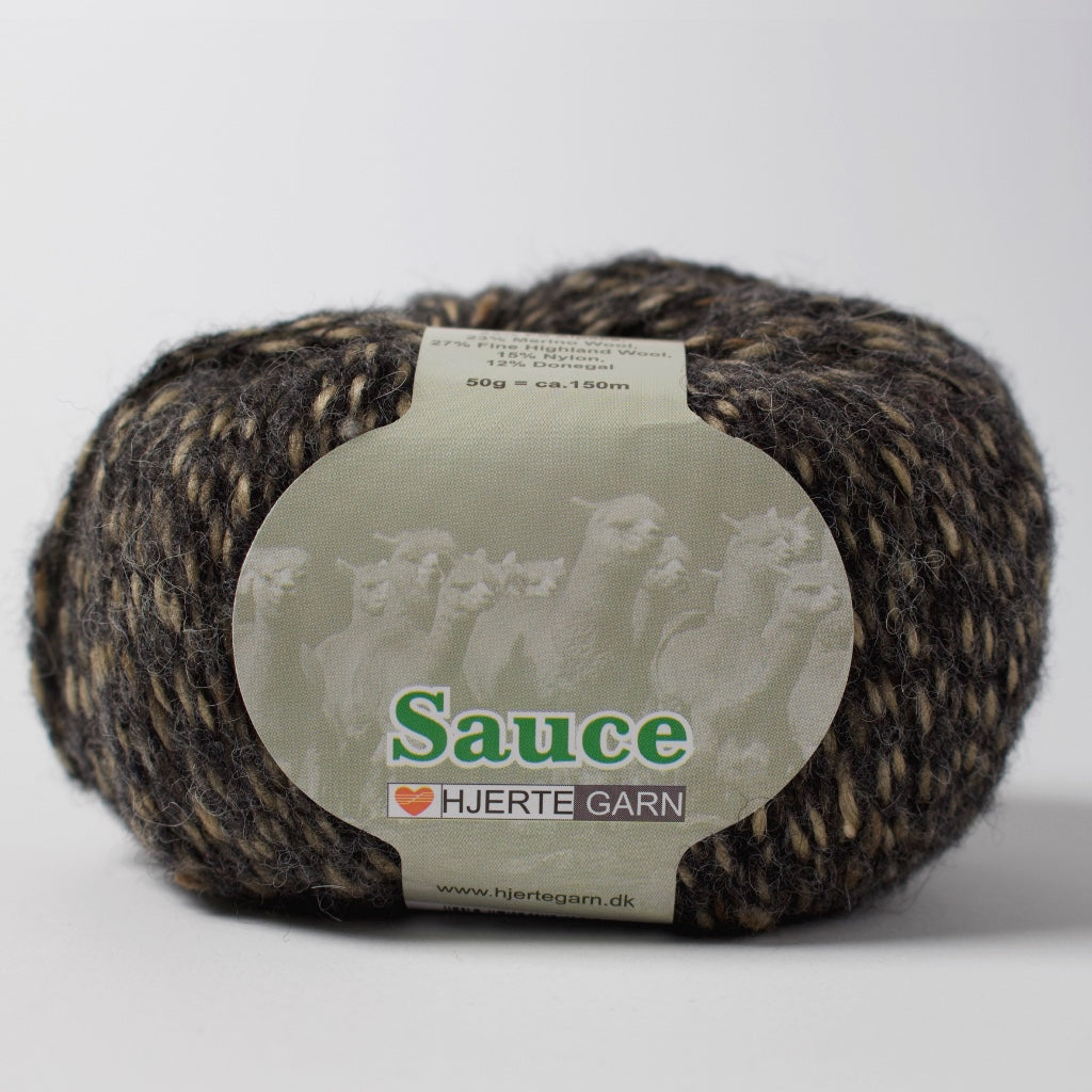 Hjertegarn // Sauce // Sort (2625)