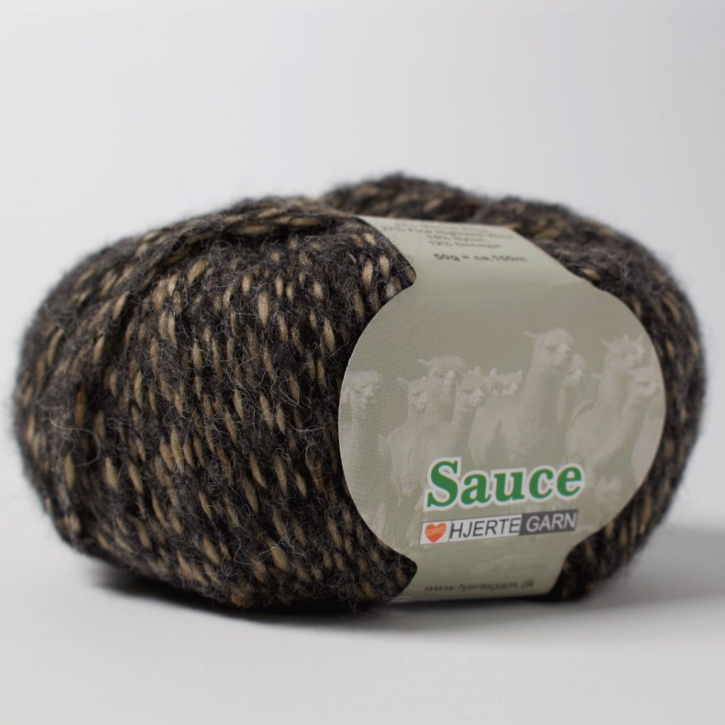 Hjertegarn // Sauce // Sort (2625)