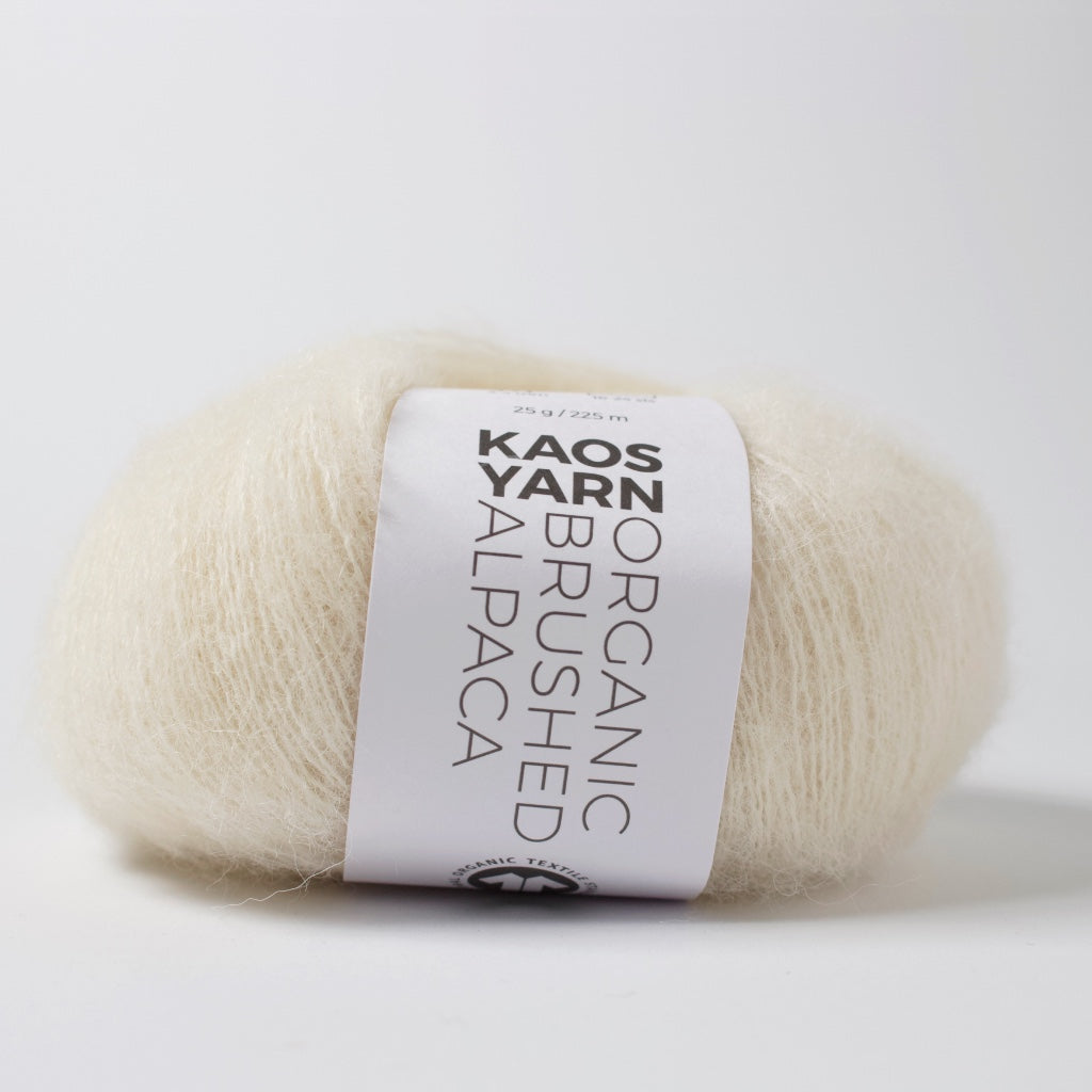 KAOS YARN // Organic Brushed Alpaca // Natural (2001)
