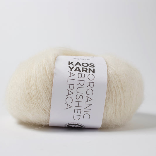 KAOS YARN // Organic Brushed Alpaca // Natural (2001)