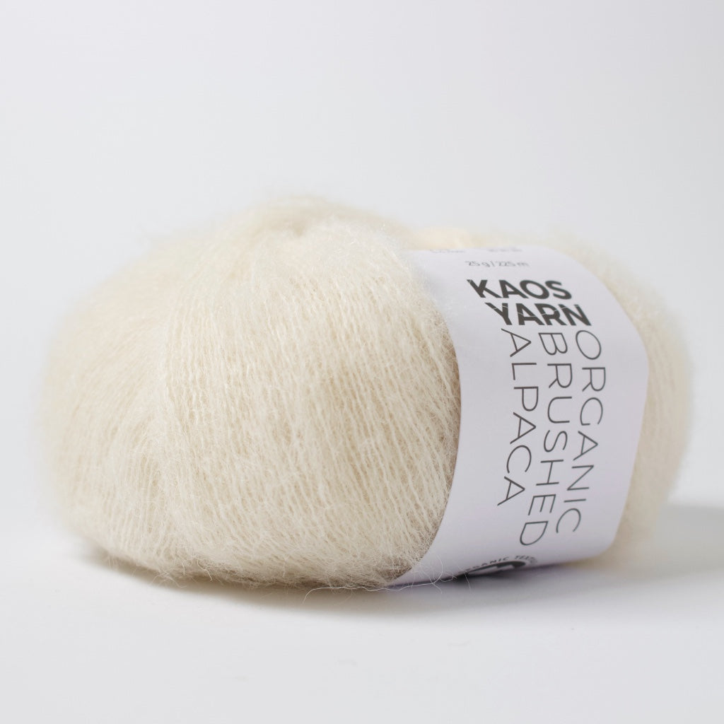 KAOS YARN // Organic Brushed Alpaca // Natural (2001)