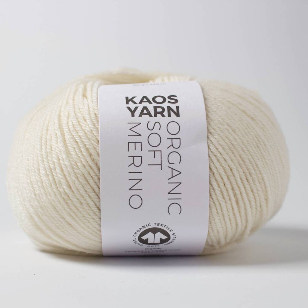 KAOS YARN // Organic Soft Merino // Natural (1001)