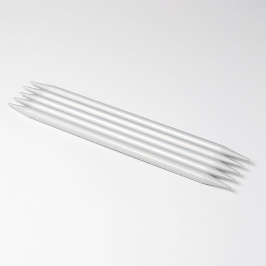 Hjertegarn // Hjerte Alu // Strømpepinde 20 cm i aluminium str. 8 mm