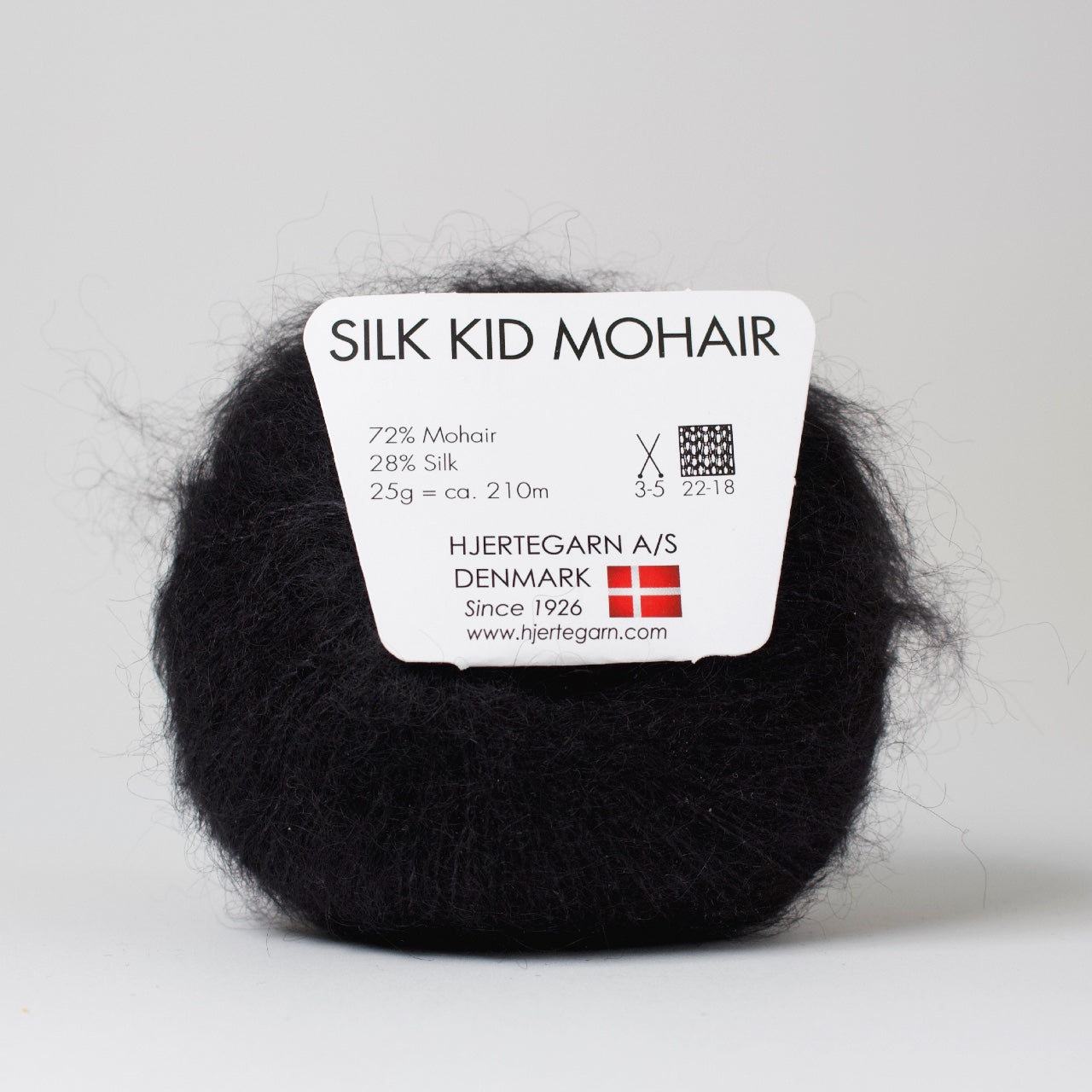 Hjertegarn // Silk Kid Mohair // Sort