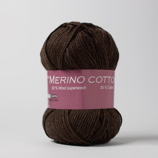 Hjertegarn // Merino Cotton // Brun (294)