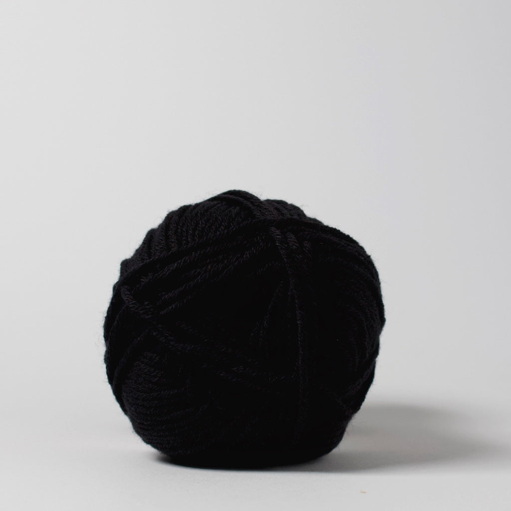 Hjertegarn // Merino Cotton // Sort (500)