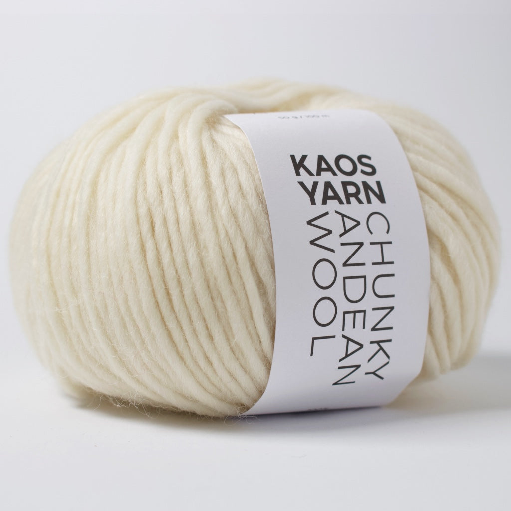 KAOS YARN // Chunky Andean Wool // Natural (6001)